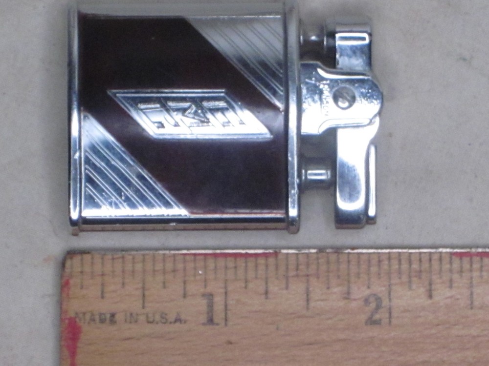 vintage RONSON PRINCESS lighter engraved GMC ? untested