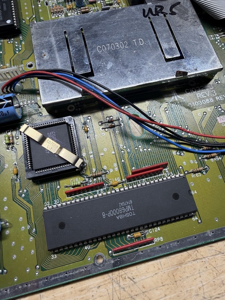 Atari 520 ST Motherboard tested working