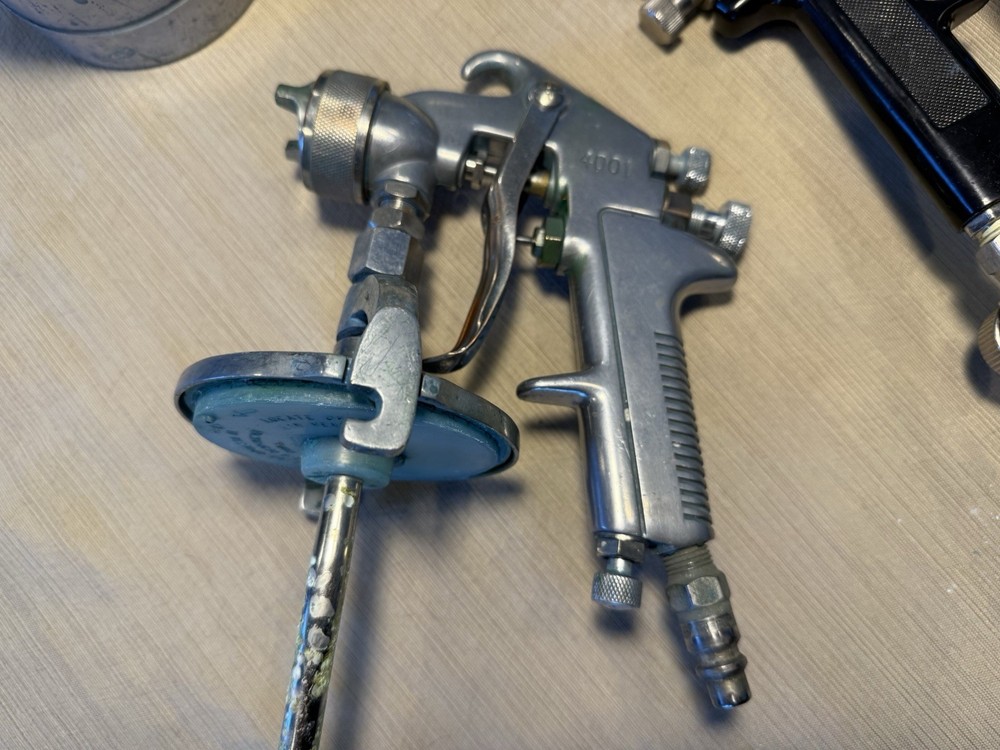 Qty 2 Unbranded Spray Guns Untested Sold As Found