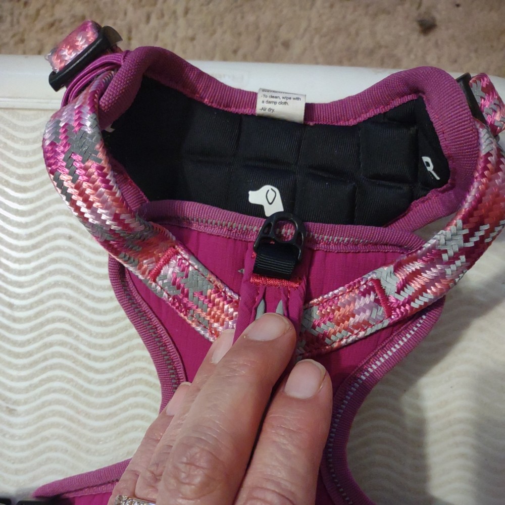 Head Expandable Pink Dog Harness - Size Small