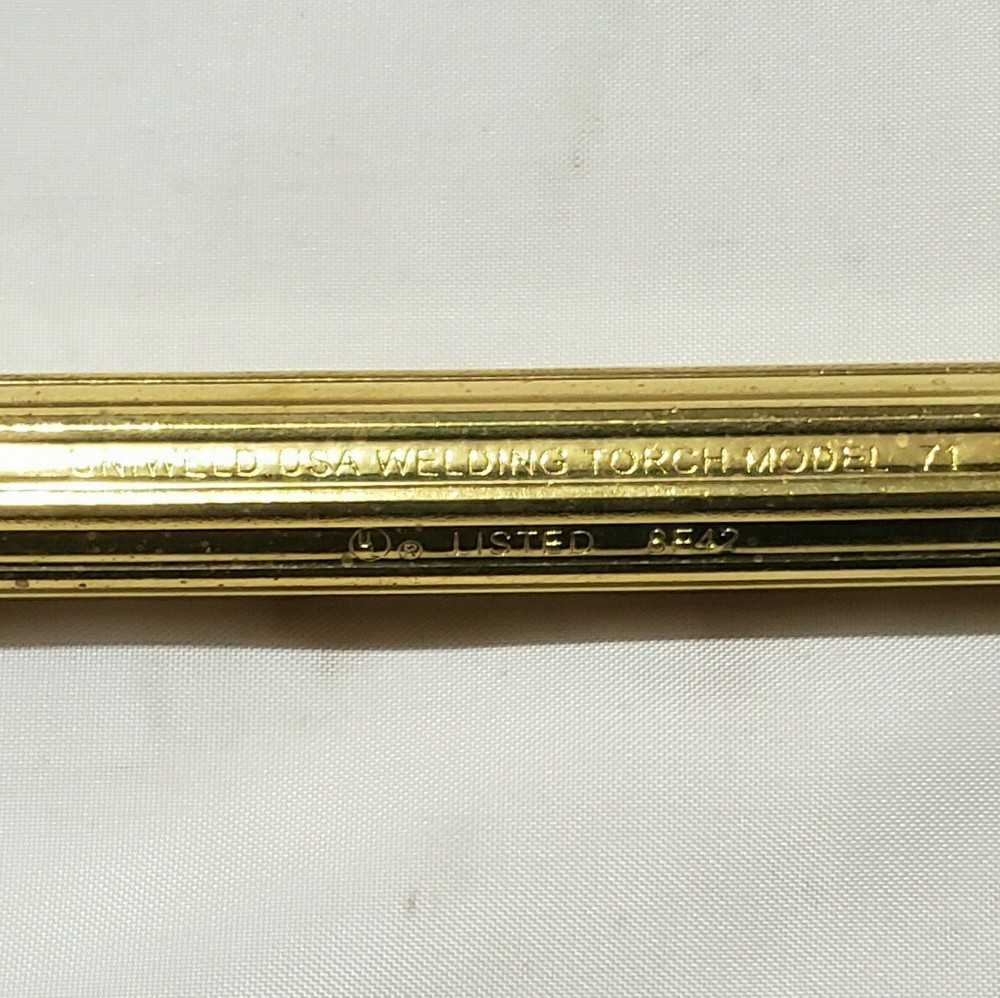 Uniweld 71 Welding Cutting Brazing Torch Handle Aircraft Type 17 CA100