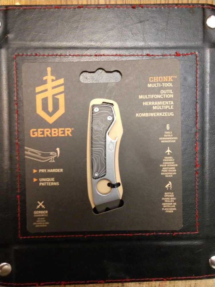 Gerber Chonk Multi-Tool Prybar 2 Screwdrivers Wire Stripper Nail Puller Bottle
