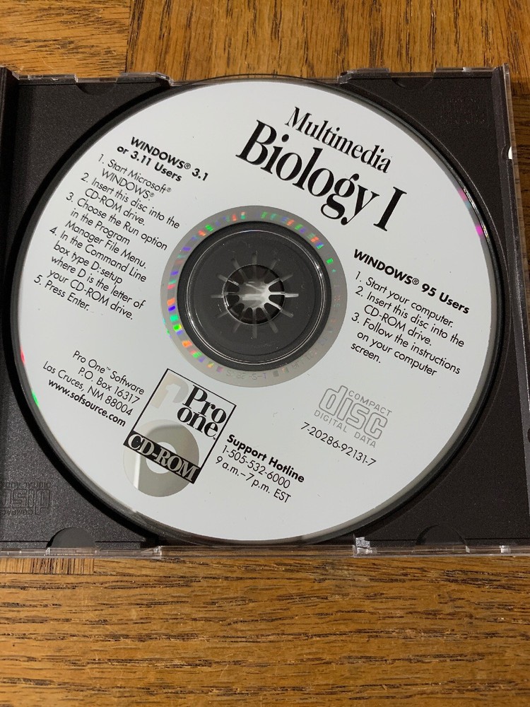 Multimedia Biology 1 PC Cd