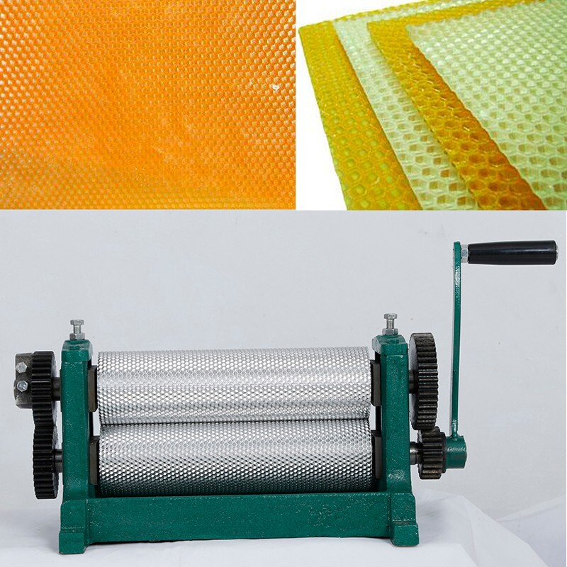Manual Bee Wax Foundation Sheet Mills Machine Comb Foundation Machine Bore 5mm