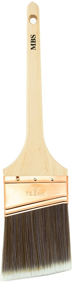 3" Angle Brush, Premium Series, Wood Handle