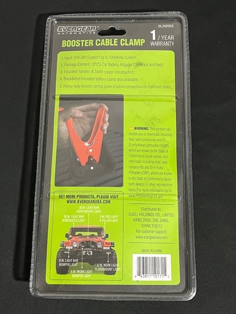 Evergear Booster Cable Clamp DL202053