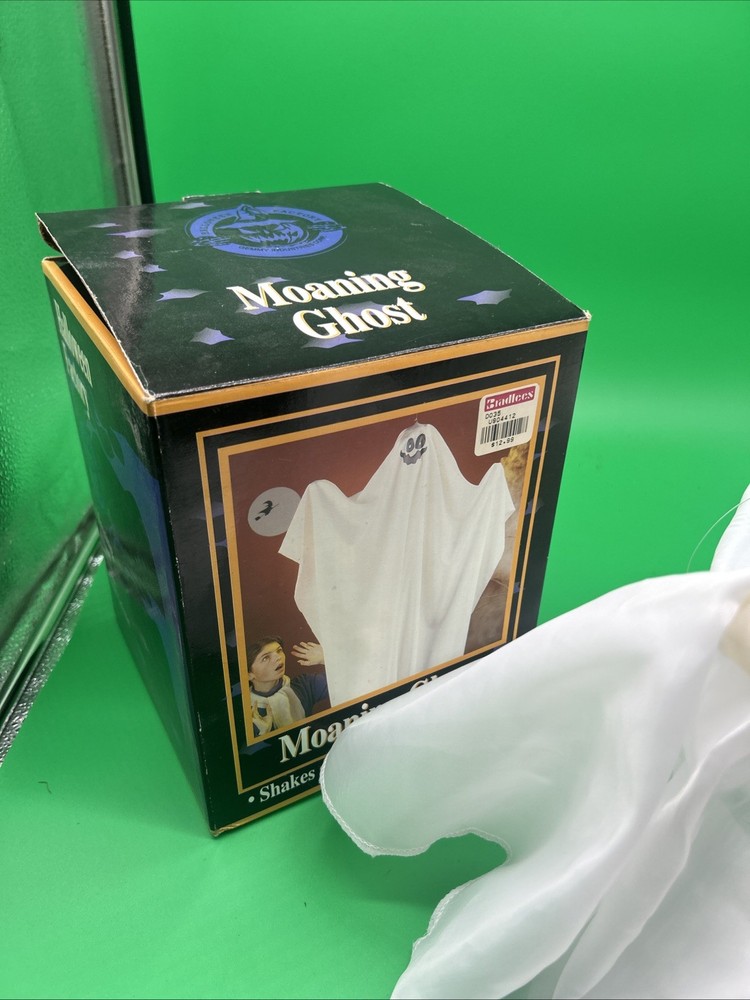 vintage Gemmy "Moaning Ghost With Box