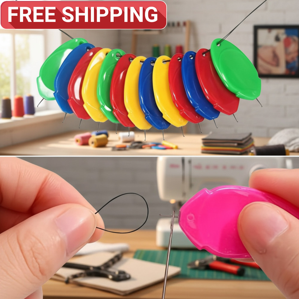 10PCS Sewing Machine Needle Threader Tool Easy Use Seniors Sewing Tools For DIY