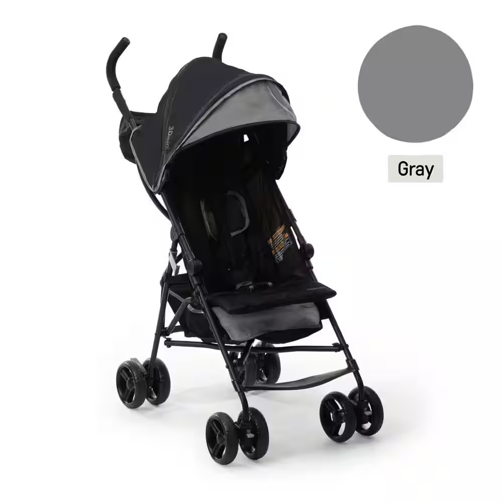 3D Mini Stroller in Gray