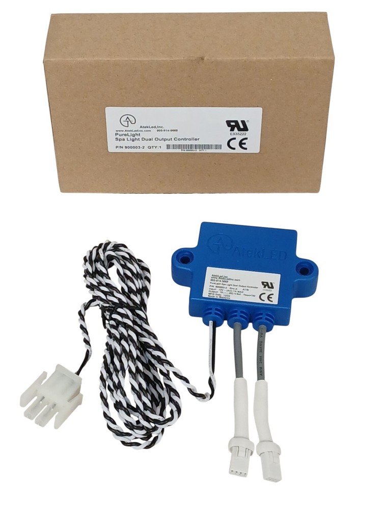 AtekLED 900003-2 PureLight Controller Spa Light Dual Output Controller