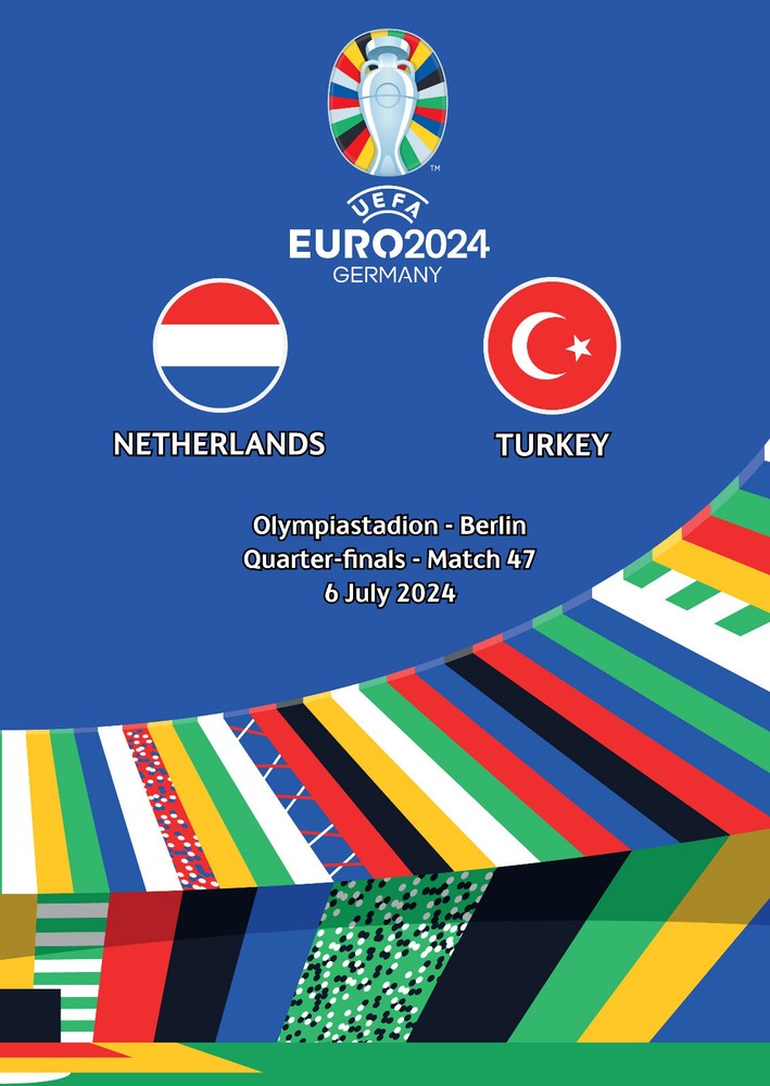Program EURO 2024 Football Netherlands - Turkey