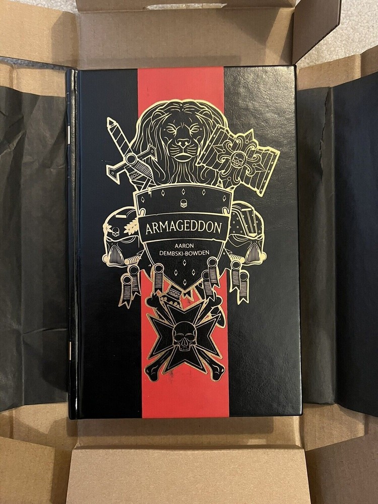 Black Library Armageddon Special Edition Hardback Book Games Workshop Warhammer