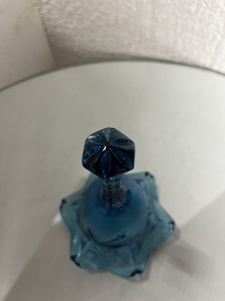 Fenton 2007 Indigo Blue Bell # 6893 ZW