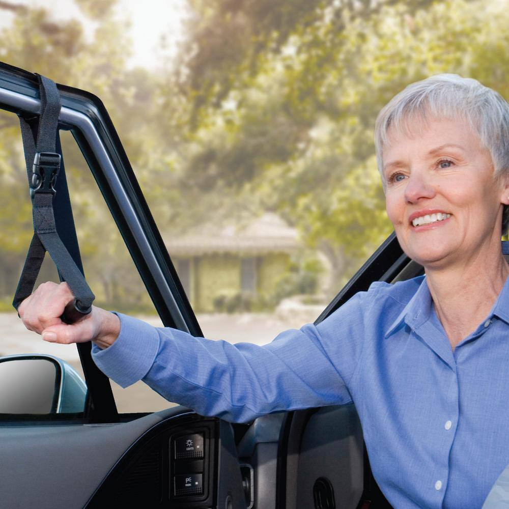 Black Car Caddie Auto Mobility Device