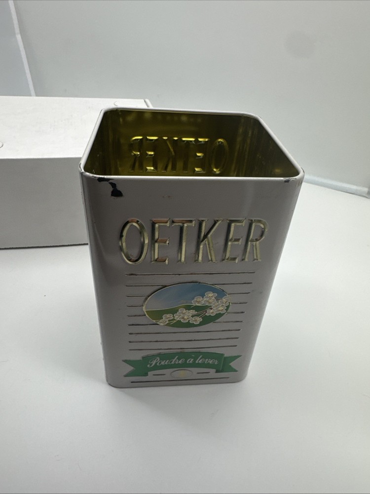 Oetker Backpulver Backing Powder Tin Empty