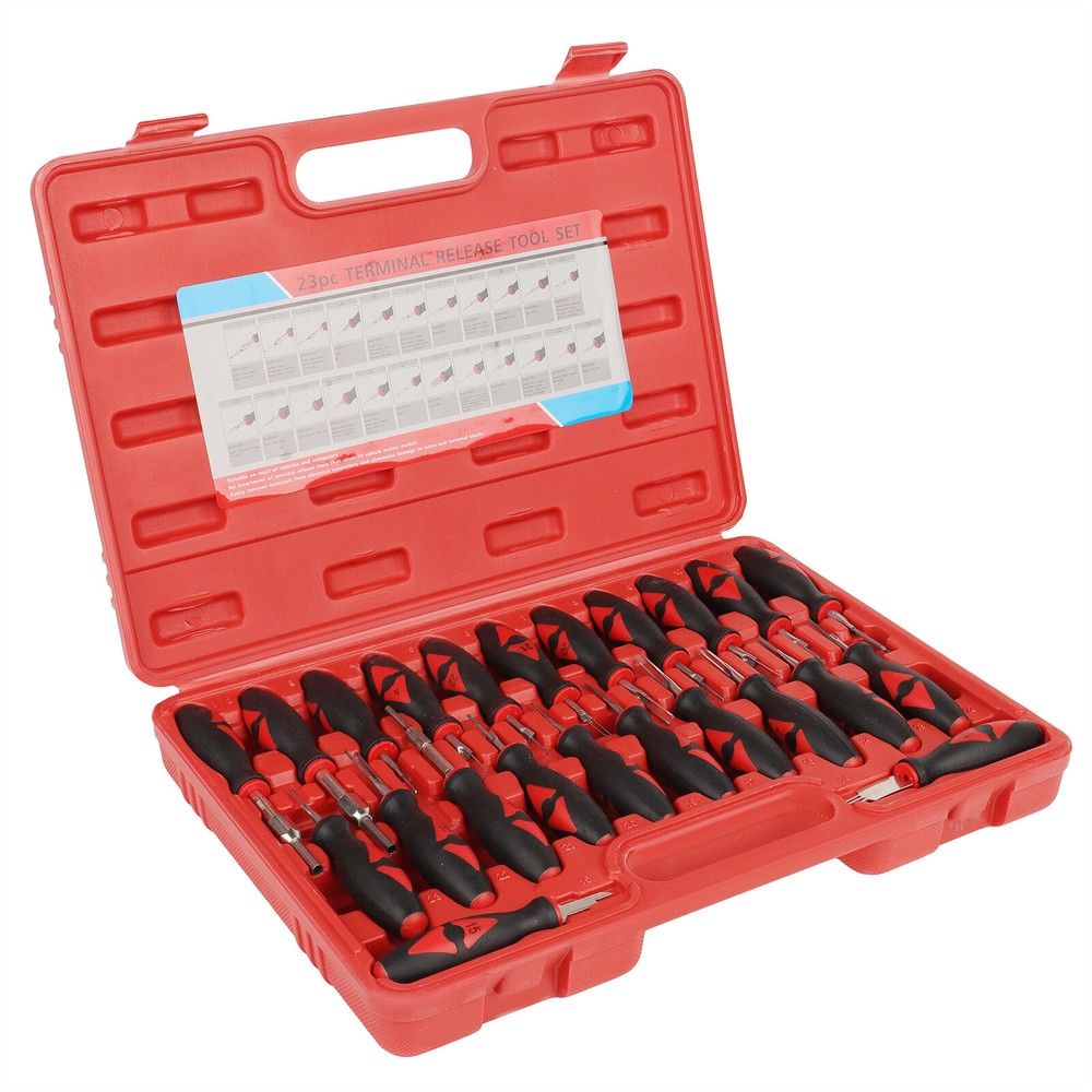 23PCS UNIVERSAL TERMINAL CONNECTOR RELEASE TOOLS KIT EXTRACTOR REMOVAL TOOLS SET