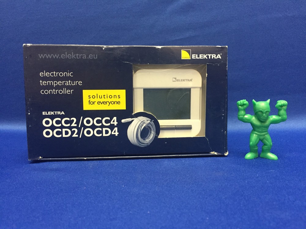 Elektra OCD4-1999-EA Programmable Temperature Controller Flush Mount 230V IP21