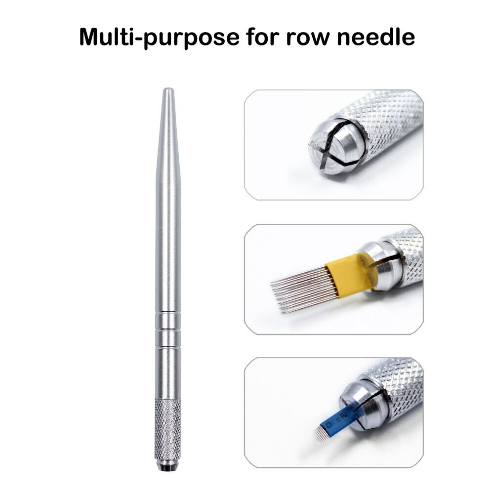 10Pcs Microblading Tattoo Manual Pen Cosmetic Permanent Makeup Eyebrow Tool