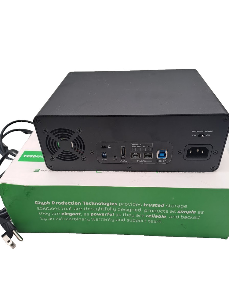 Glyph StudioRaid 4TB External HDD with Power adapter