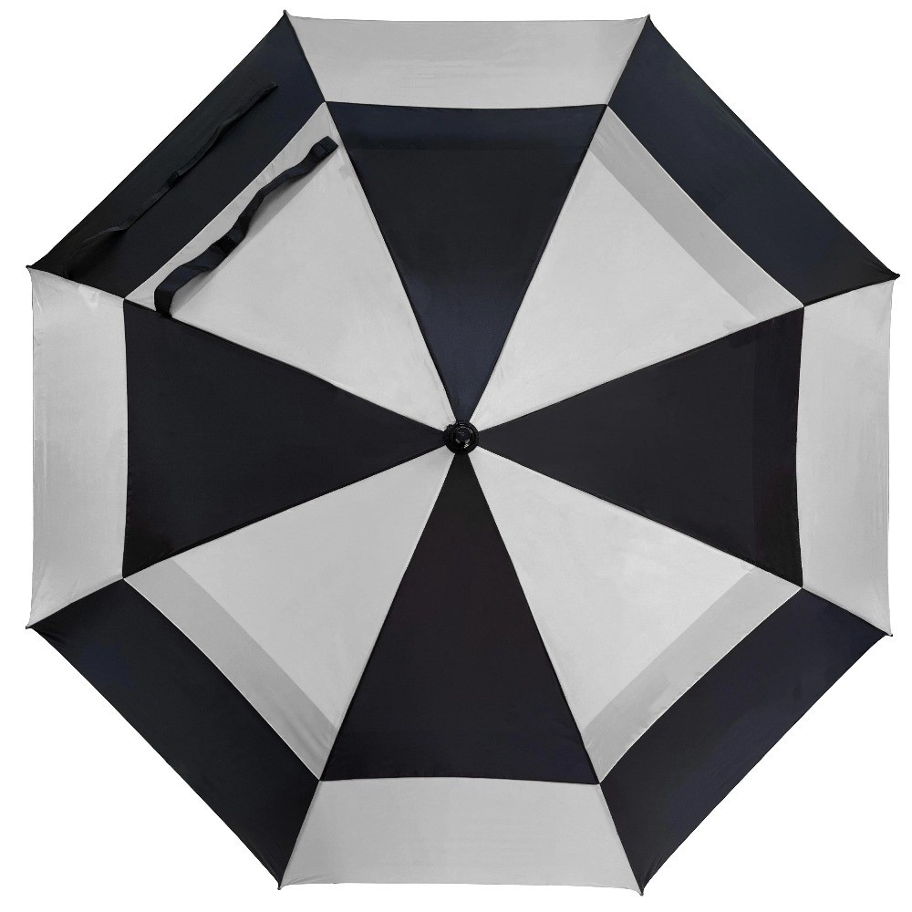 Double Layer Golf Umbrella Waterproof Windproof Compact Folding Travel Umbrella