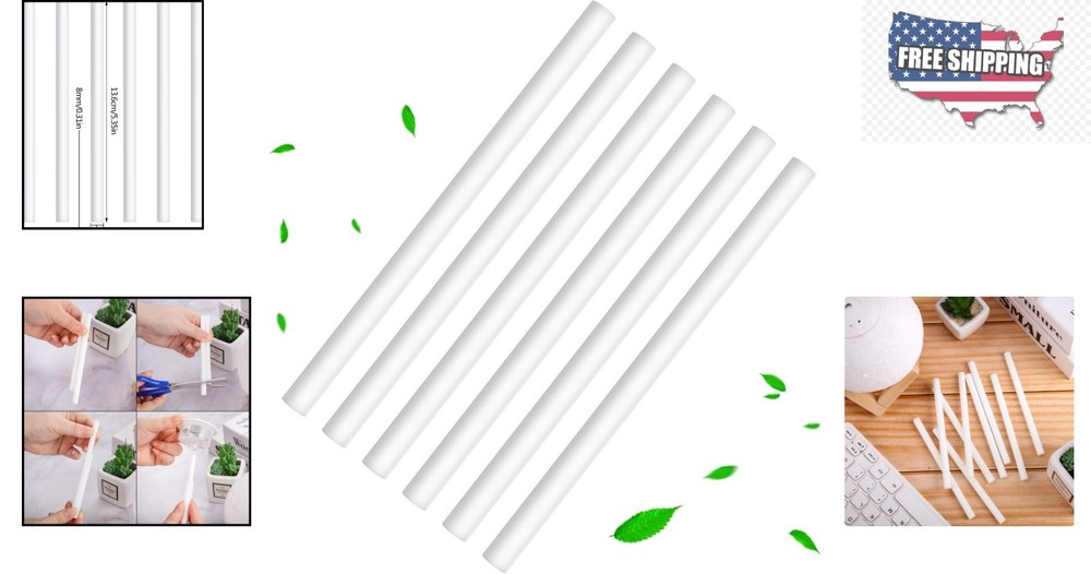 Pure Cotton 24 Pcs Humidifier Filter Sticks - Custom Length for Diffusers