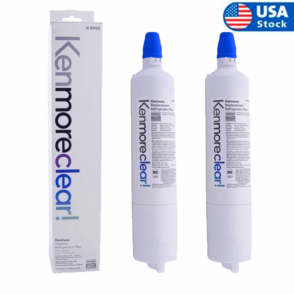 2 Pack Kenmore 9990 Refrigerator Water Filter
