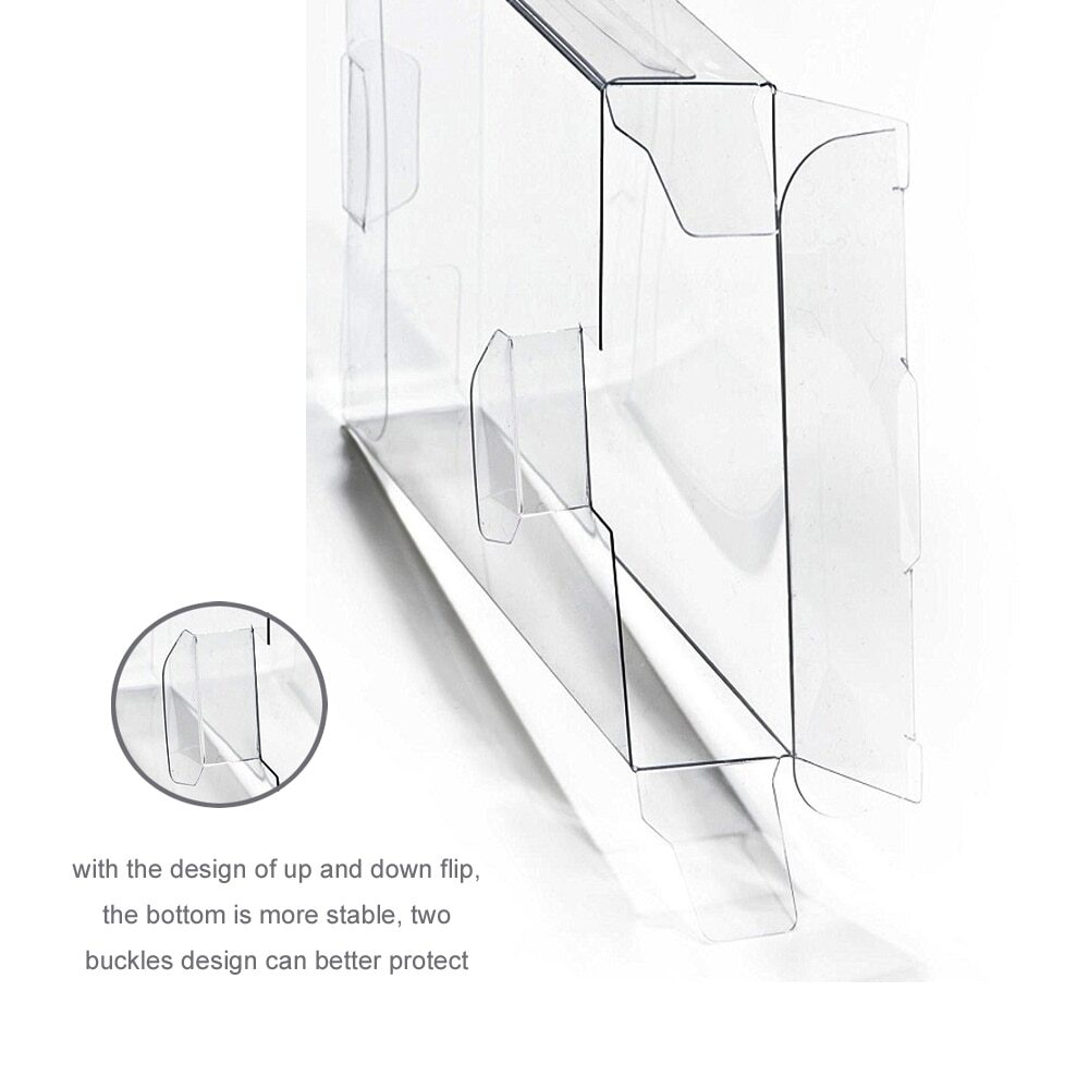 10Pcs Protector Case Clear Plastic Display Box for Star Wars 3.75 Figure