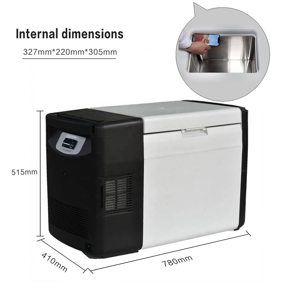 -112 ℉ Portable Ultra Low Freezer Lab Refrigerator for Lab Samples Storage US