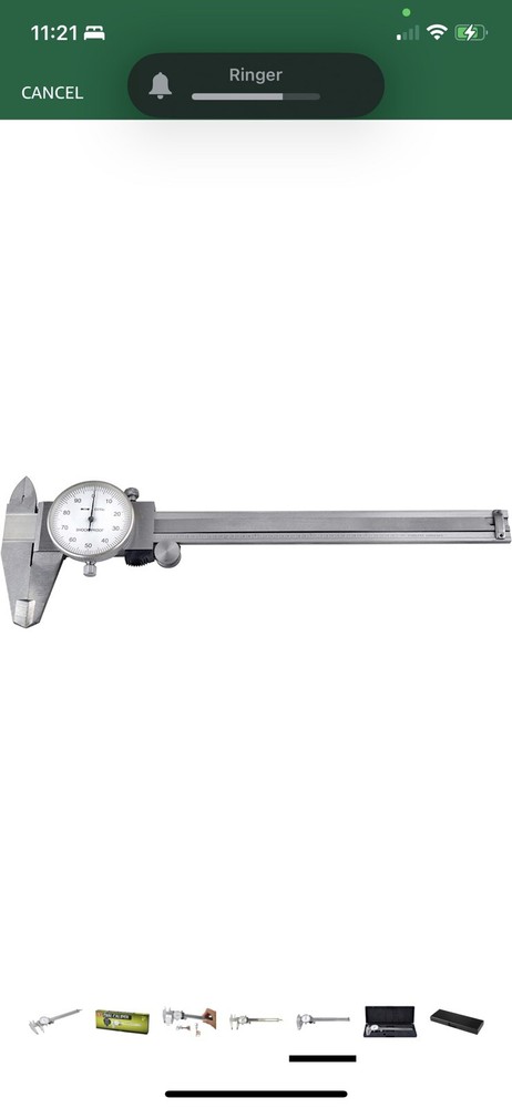 Jewelers’ 4-Way Measuring Shockproof Dial Caliper: Internal External Depth Step