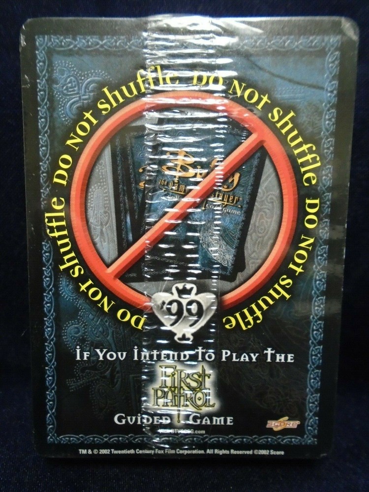 Buffy The Vampire Slayer CCG Game Starter Deck 2002