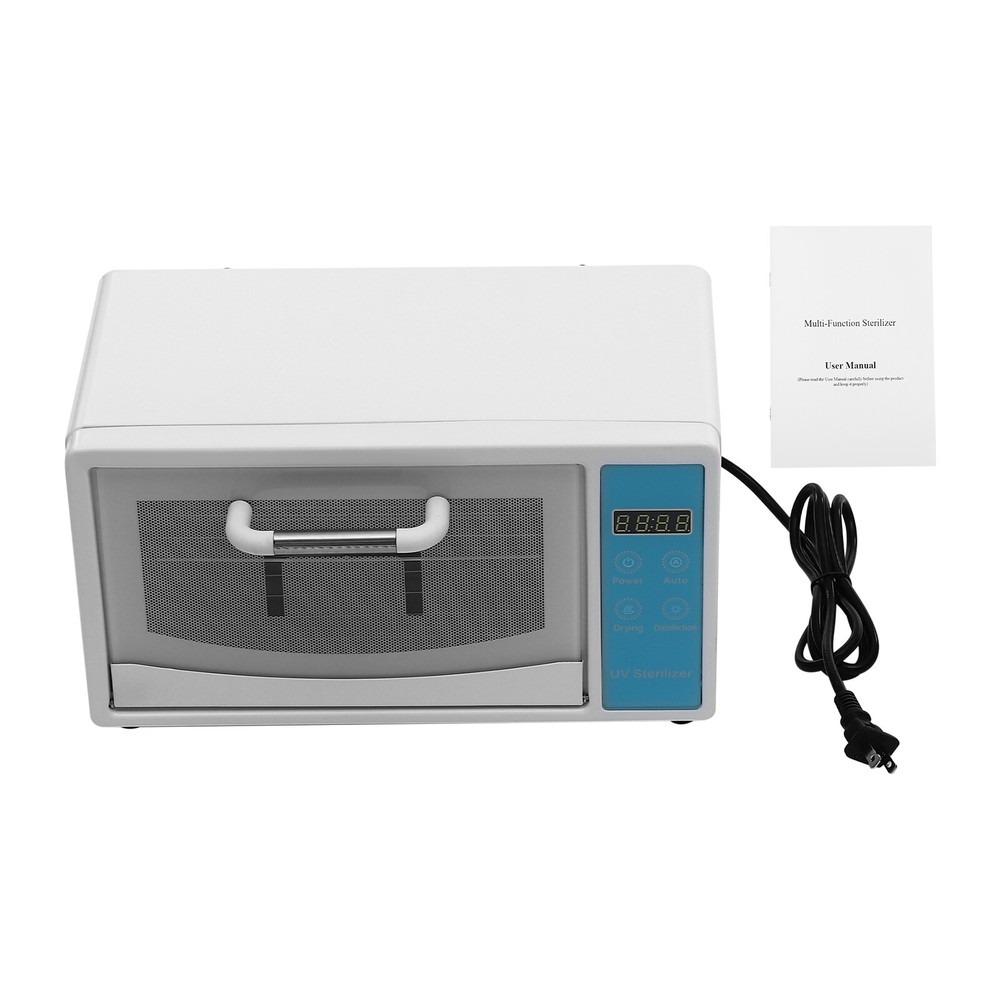 Multi-Functional Drying Box Nail Cleaner Box Tabletop Nail Tool Sterilizer 160W