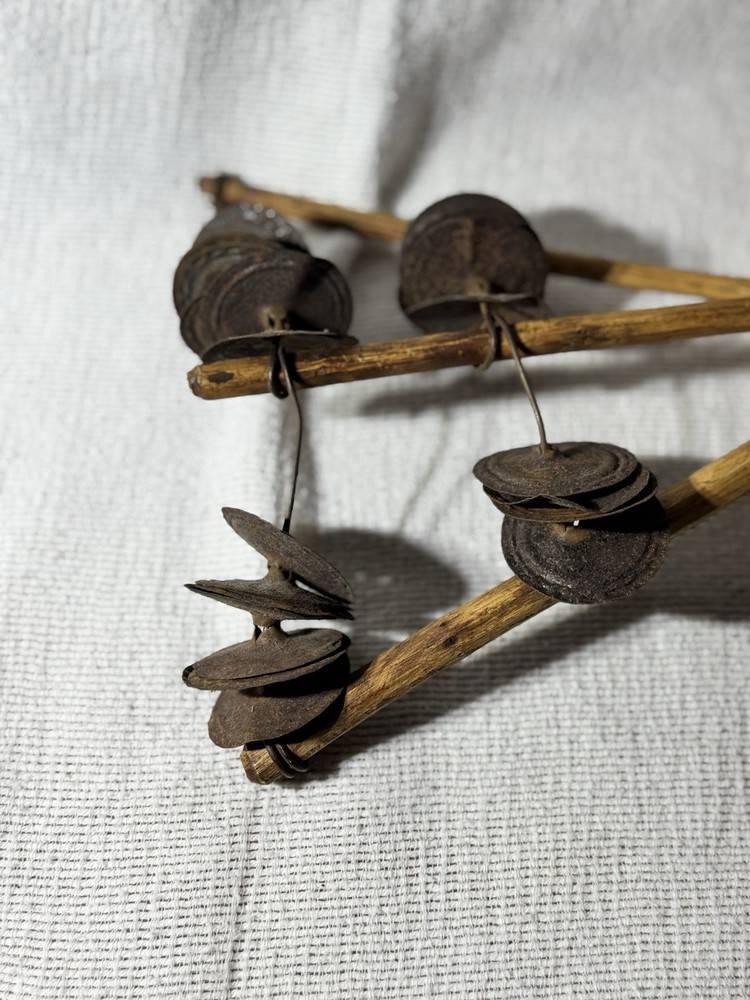 African Sistrum Rattle Triple Fork