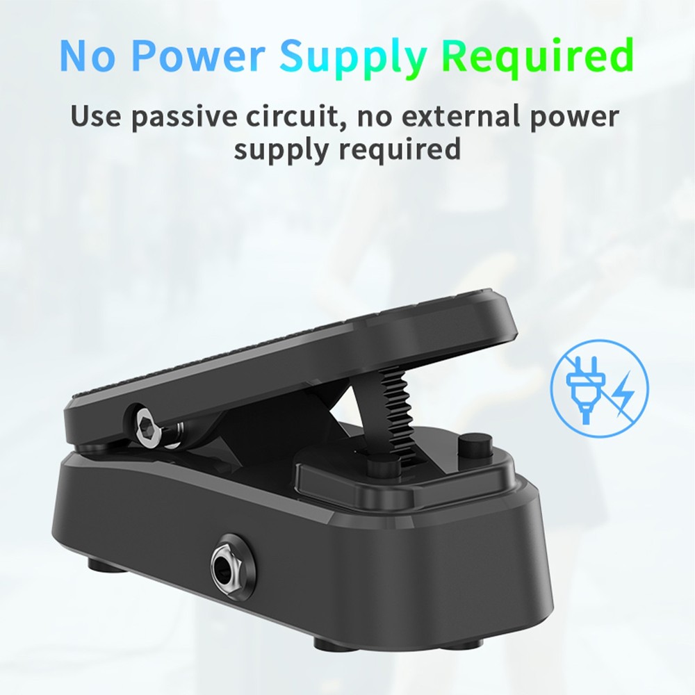 Volume Expression Guitar Effect Pedal Dual Control Silent Stereo Interface F2S1