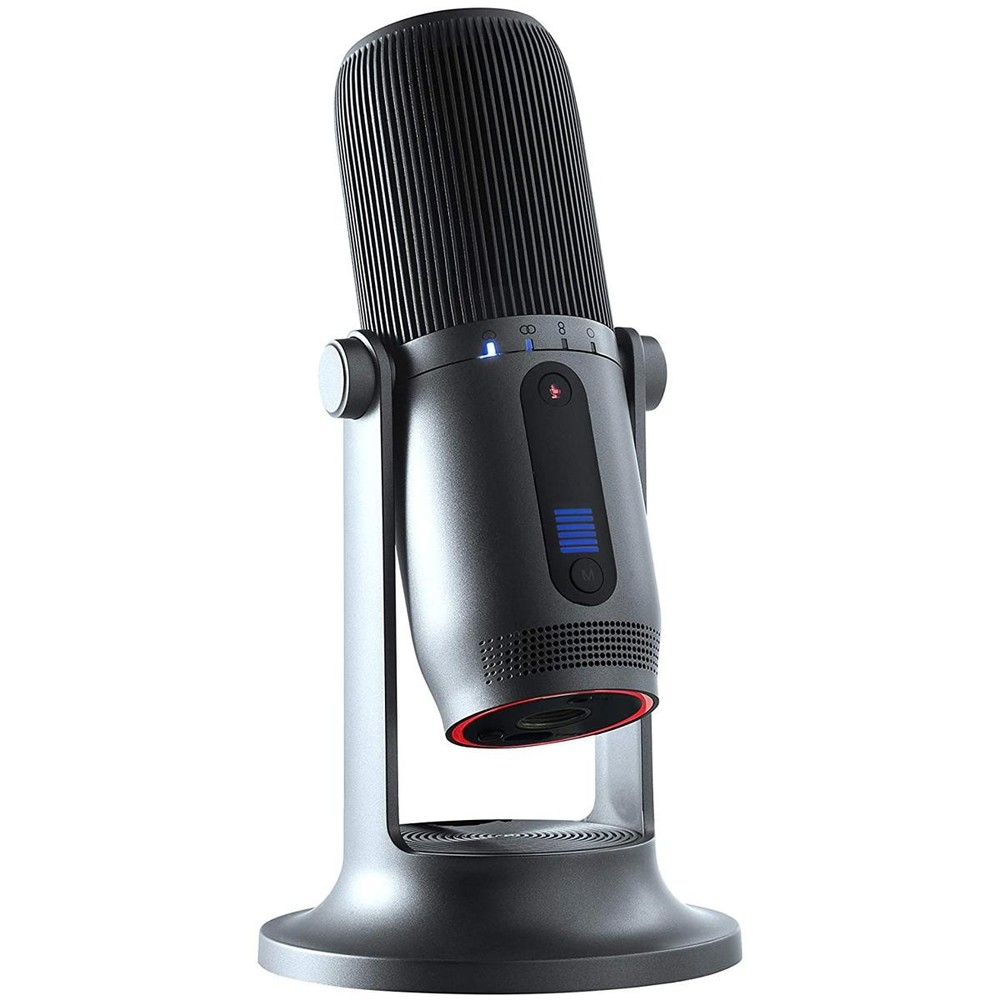 Thronmax MDrill One USB Microphone with Tabletop Stand, Slate Gray