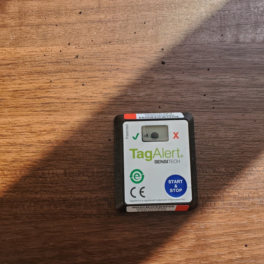 Tag Alert Sensitech Electronic Temperature Indicator