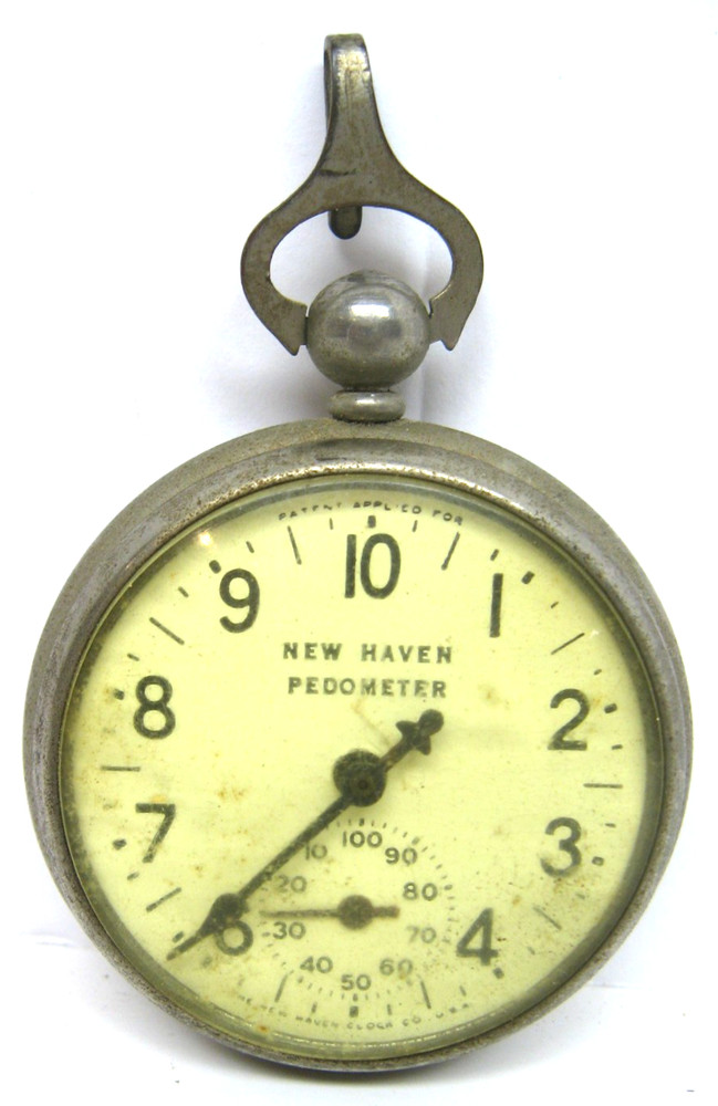 Vintage New Haven Pedometer, New Haven Clock Co., UNTESTED