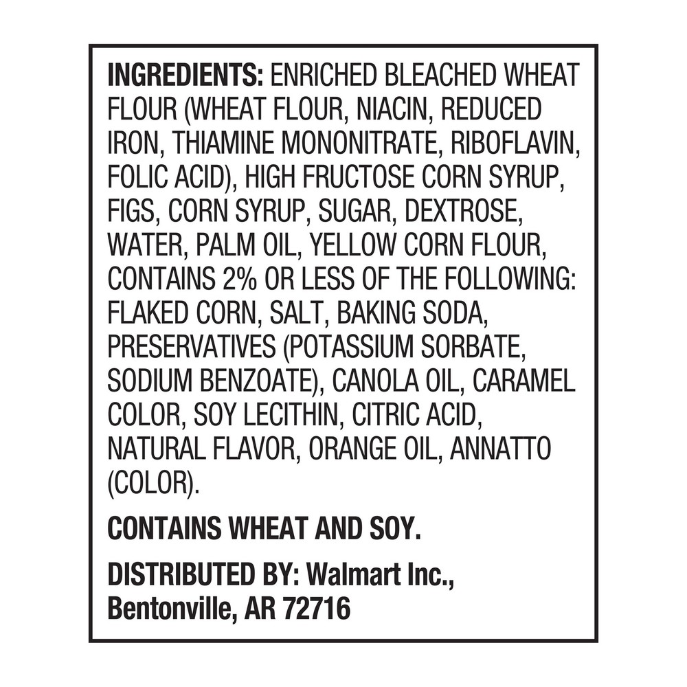 (2 Pack) Great Value Fig Bars, 14 Oz