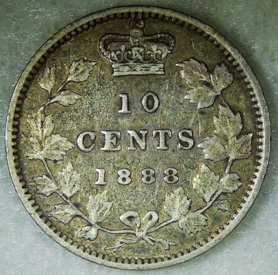 1888 Canada Ten Cent 10