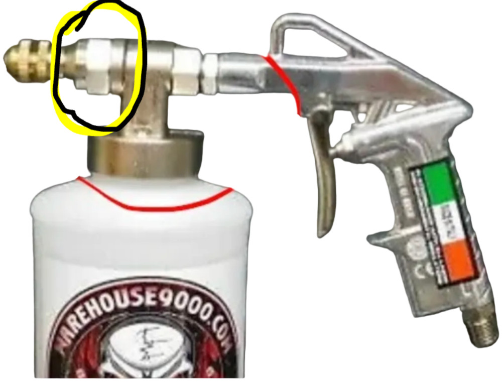 1- Chrome Tip Bushing For Pro Undercoating Gun