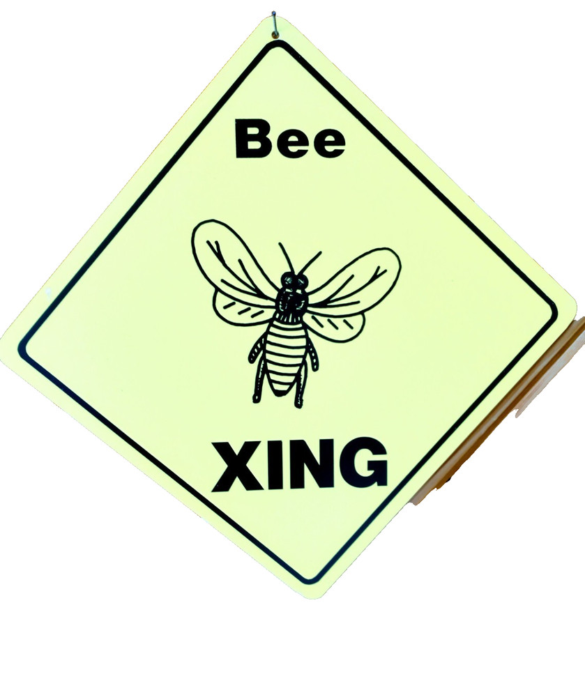 large bee SIGN 16" Point-Point