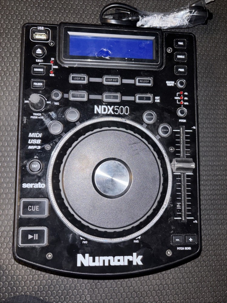 Numark NDX 500 DJ USB/CD Media Player and Serato Software Controller Turntable