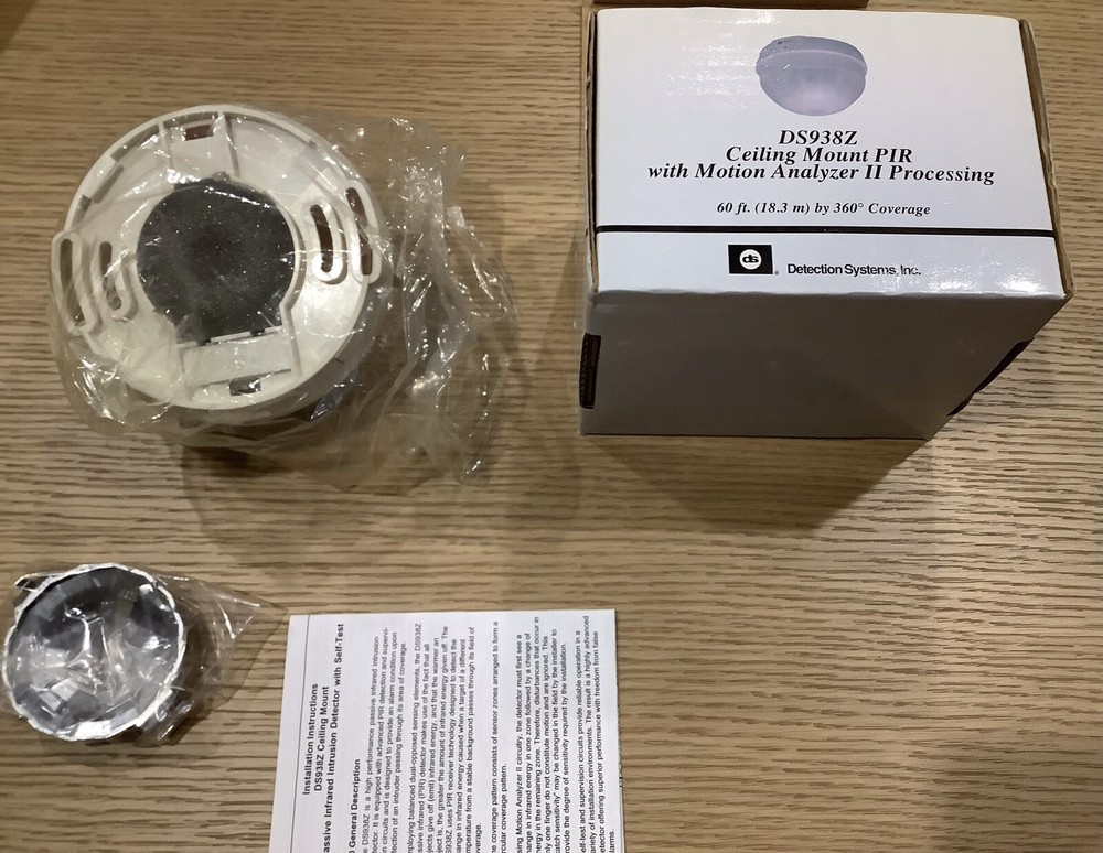 DS938Z Ceiling Mount PIR with Motion Analyzer II Processing 360 Degree Coverage