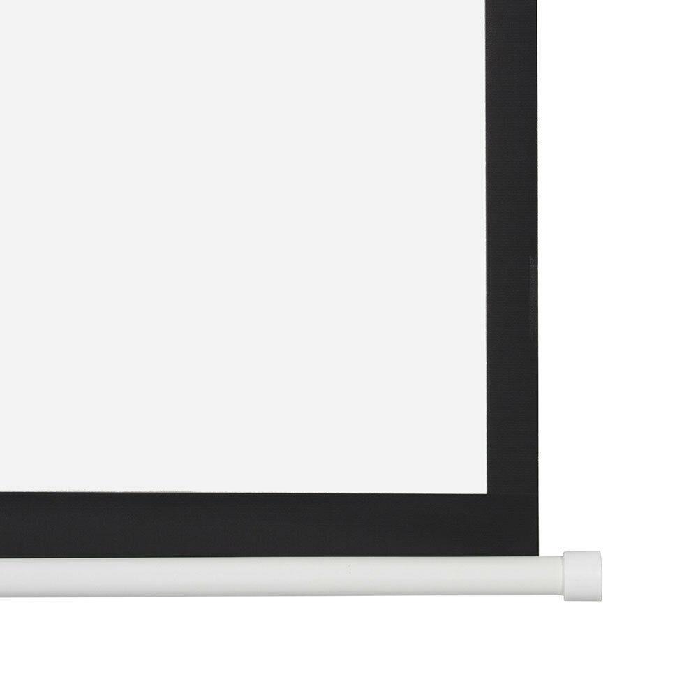 100" 4:3 Material Foldable Electric Motorized Projector Screen 80x60" + Remote