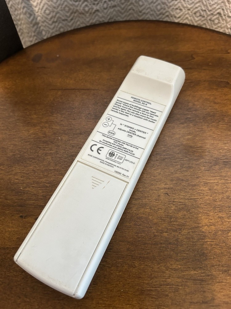 Bose RC-9 Remote Controller Untested