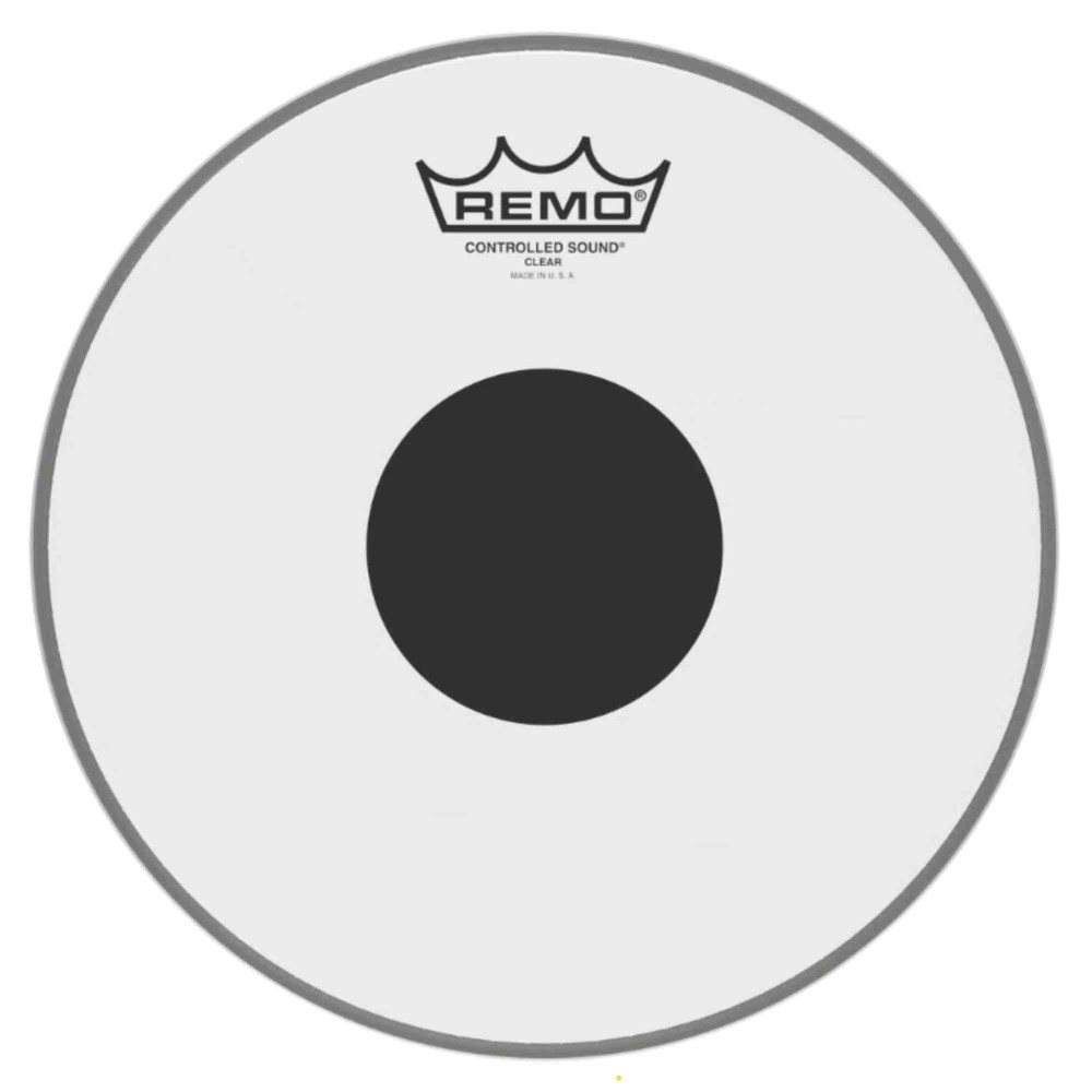 Remo Controlled Sound Clear with Black Dot 10" Drumhead