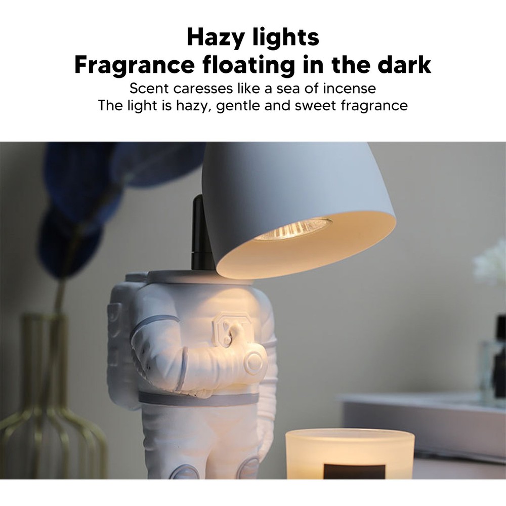 (US Plug)Candle Warmer Table Lamp Bedroom Bedside Decoration