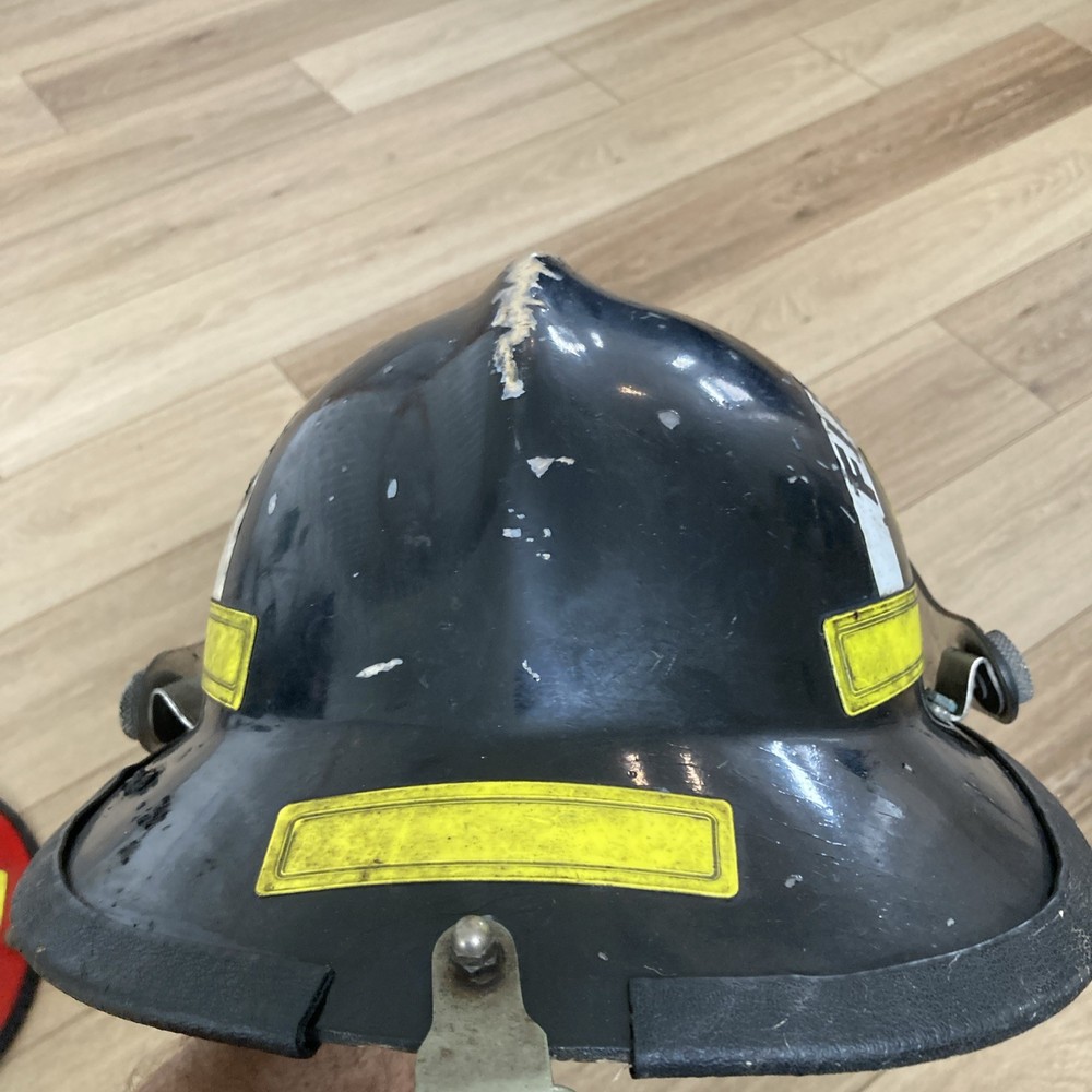 Vintage MSA fire Helmet w/ Plectron Face Shield