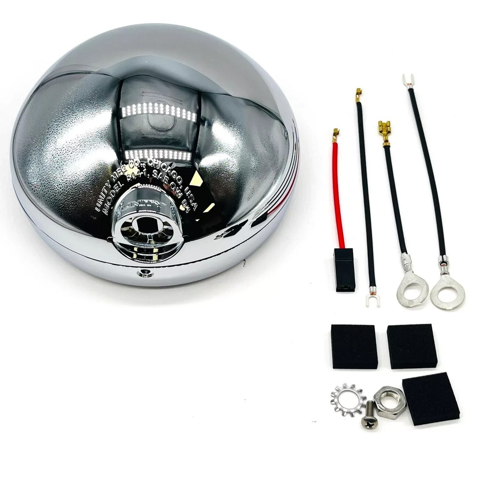 Unity 7662-0003 Spotlight Outer Shell and Front Ring Kit for S04 Heads 6" Chrome