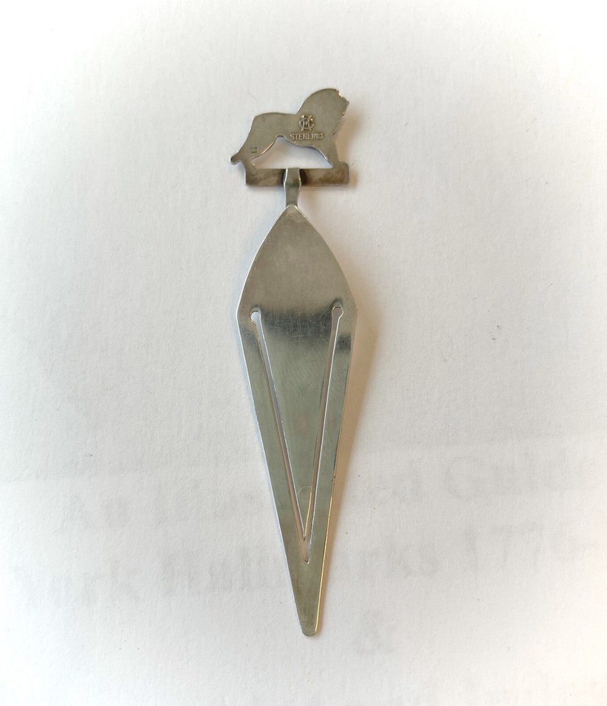 CHARLES HORNER SILVER ENAMEL BOOKMARK WEMBLEY 1923