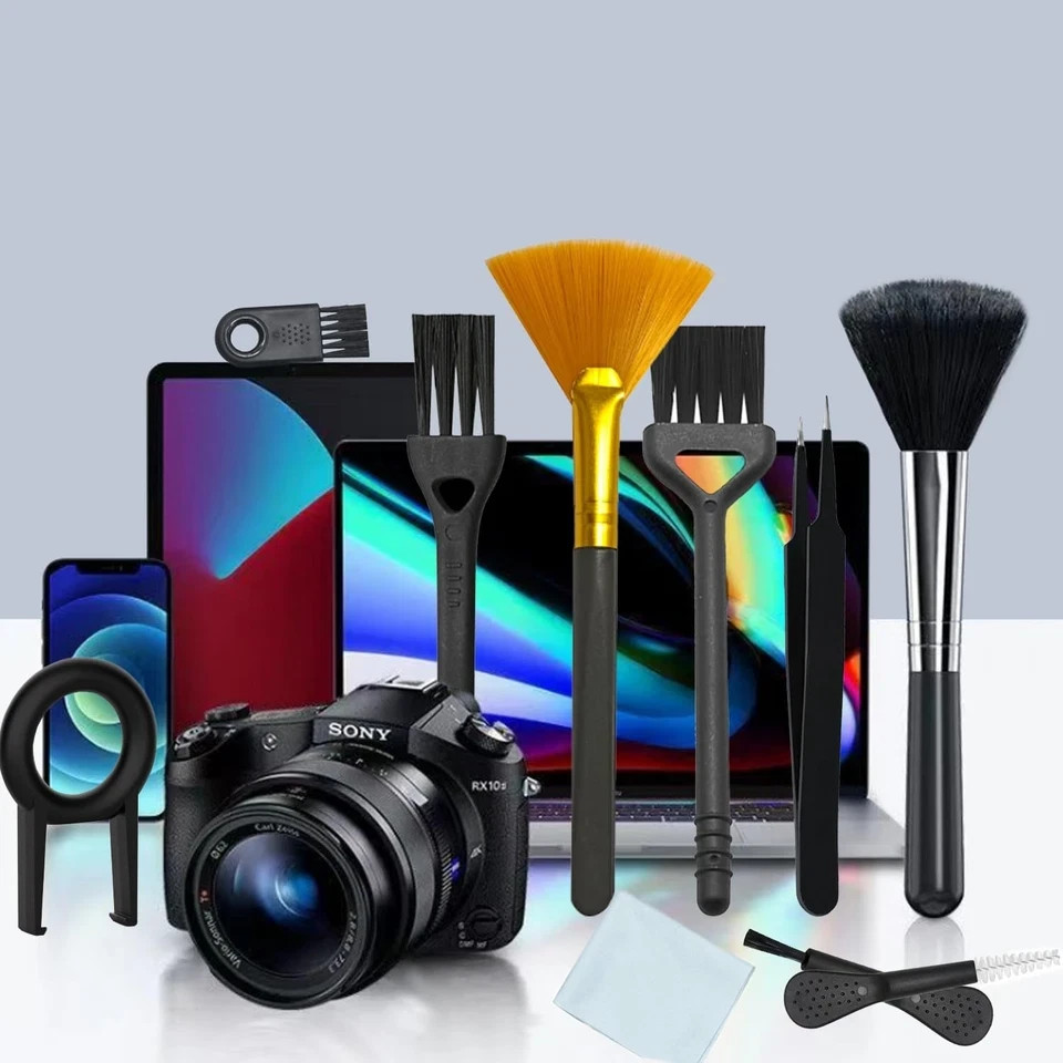 Computer Keyboard Cleaning Brush, Anti Static Nylon Electronics Black